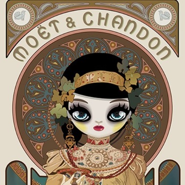 [2018] Moet &amp; Chandon: Grand Cremant Imperial (homage to Alphonse Mucha)