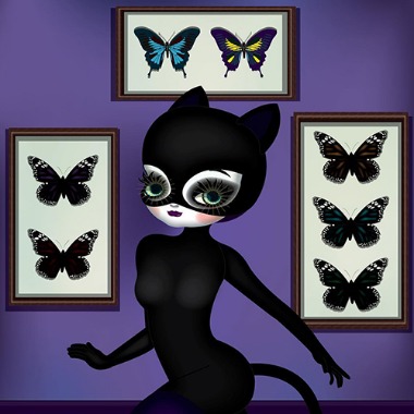 [2009] Catwoman with Butterflies