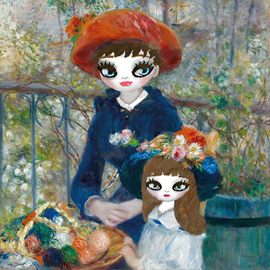 [2017] Two Sisters – Remastered (homage to Pierre-Auguste Renoir)